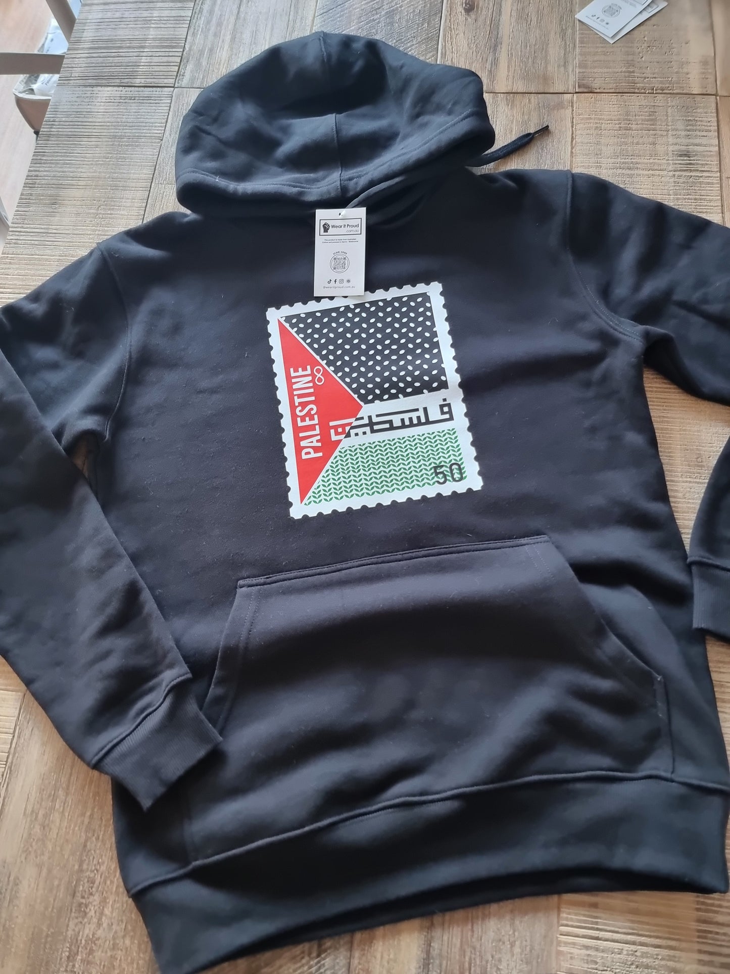 "Solidarity Stamped: Palestine Edition" Hoodie