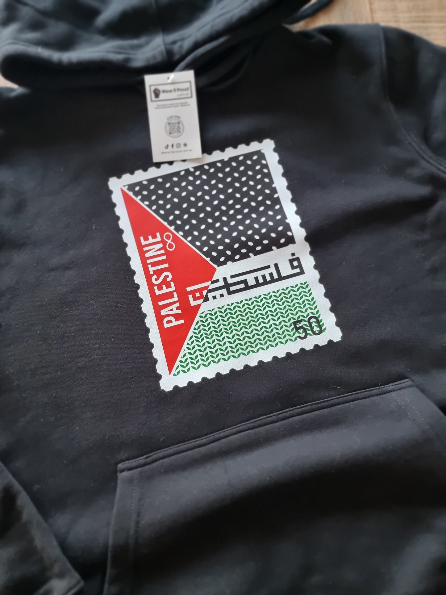 "Solidarity Stamped: Palestine Edition" Hoodie