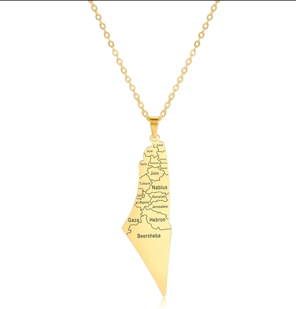 1934 Palestine Coin Inspired Necklace