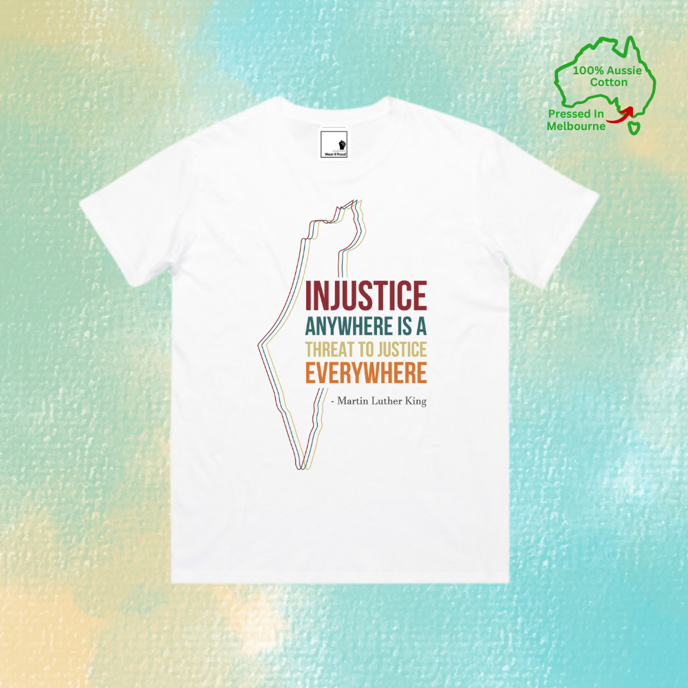 Adult T-Shirt Martin Luther King Black or White