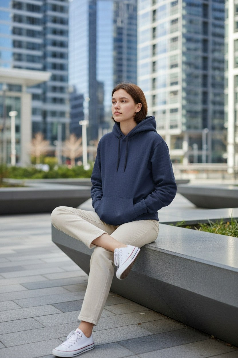the Perfect Everyday Diesel Blue Hoodie