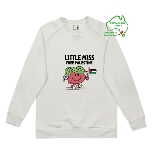 LIMITED STOCK - Miss Free Palestine Adult  Crew Jumper