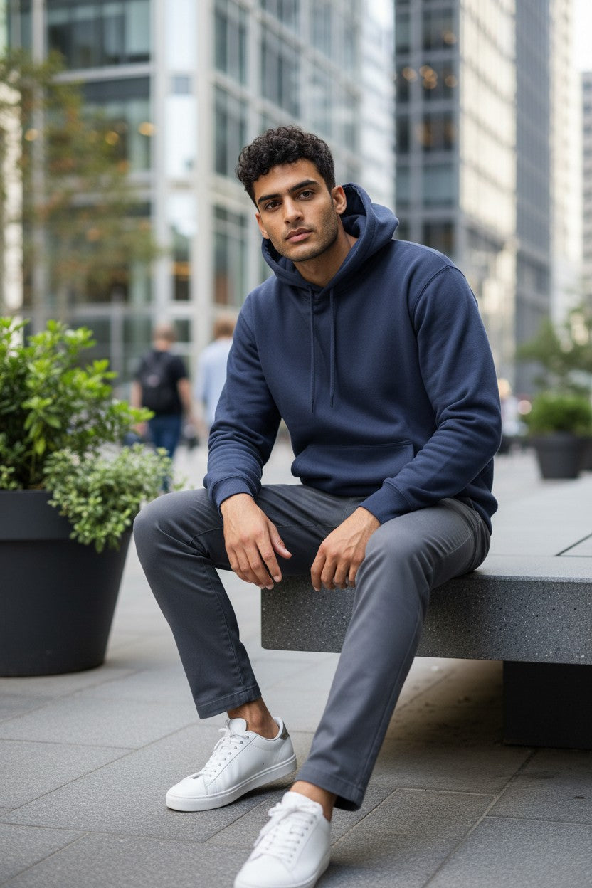 the Perfect Everyday Diesel Blue Hoodie