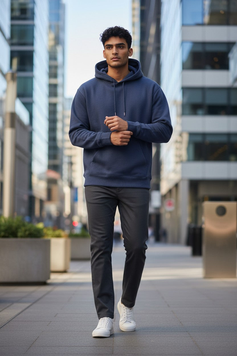 the Perfect Everyday Diesel Blue Hoodie
